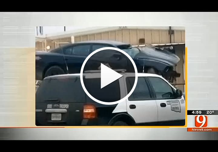 Video: 2 Okla. Officers, Suspect Killed in Vehicle Pursuit