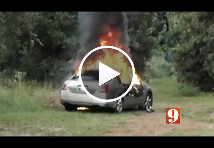 Video: Orlando Officer Injured in Hit and Run, Suspects' Car Found Abandoned and Ablaze
