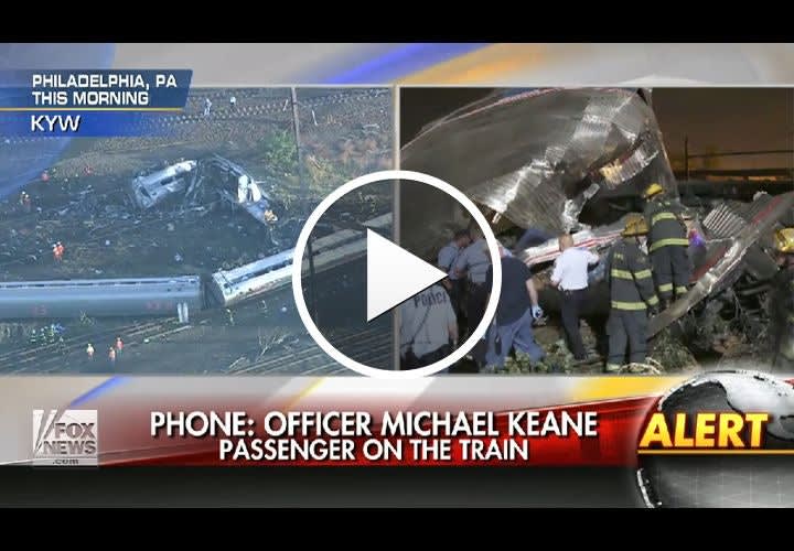 Video: Officer Aboard Train Saves Passengers After Derailment in Philadelphia