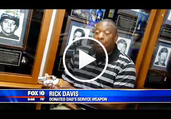 Video: Family of Fallen Phoenix Officer Donates Father's Pistol to Agency Museum