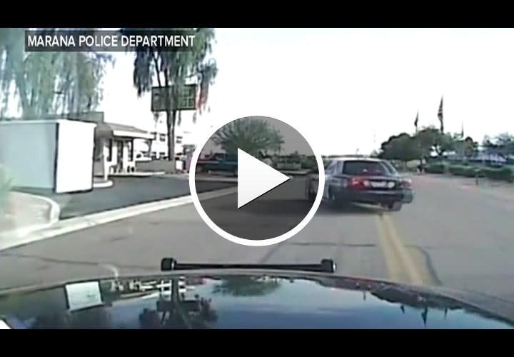 Video: Arizona Police Car Rams Suspect, Ending Day-Long Crime Spree