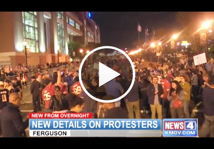 Video: More Than 60 Arrested at St. Louis Area Protests