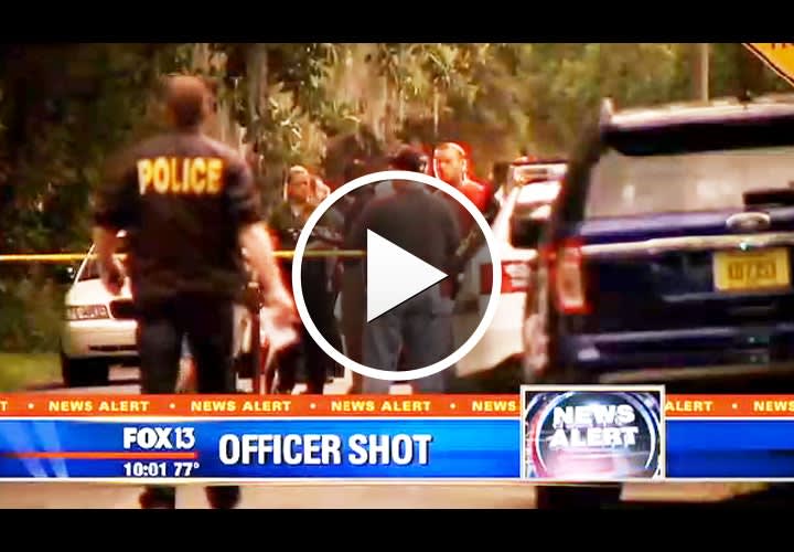 Video: Florida Officer Wounded Investigating Shooting, Suspect Killed