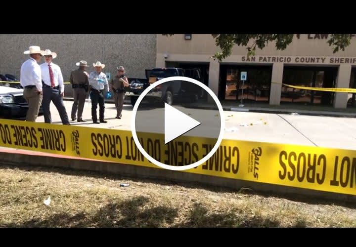 Video: Man Drives Truck Into Sheriff's Office, Fires Shots