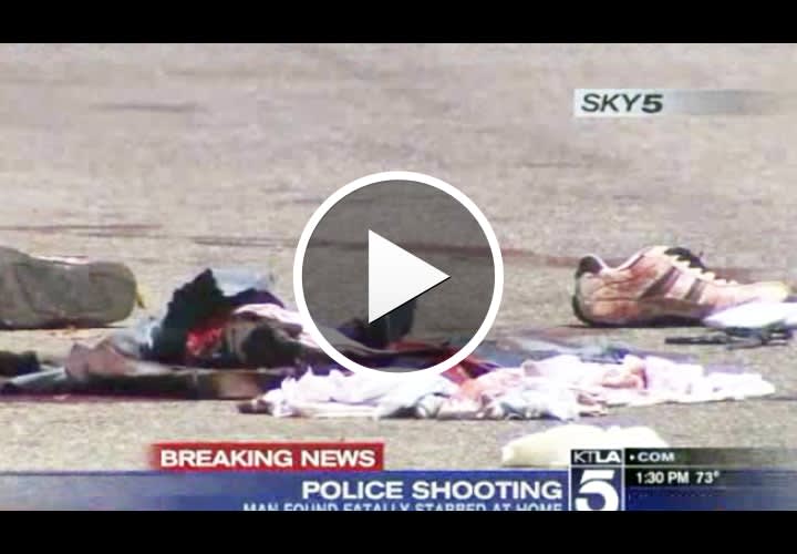 Video: LAPD Officers Shoot Knife-Wielding Man, Find Body in His House