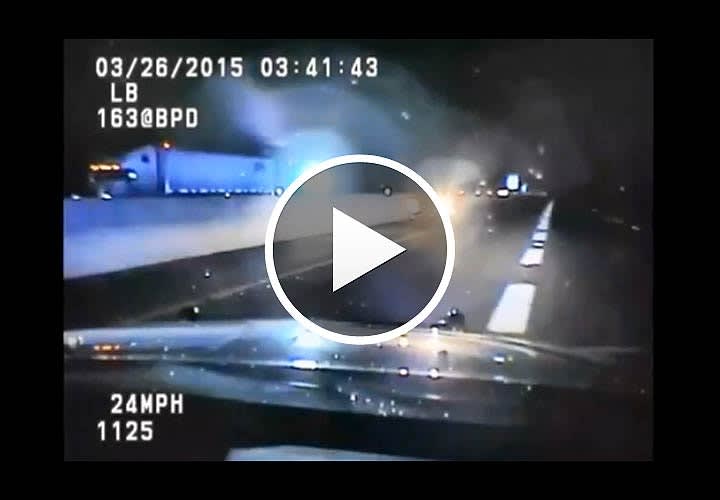 Video: Tennessee Officer Rams Wrong-Way Vehicle to Protect Motorists
