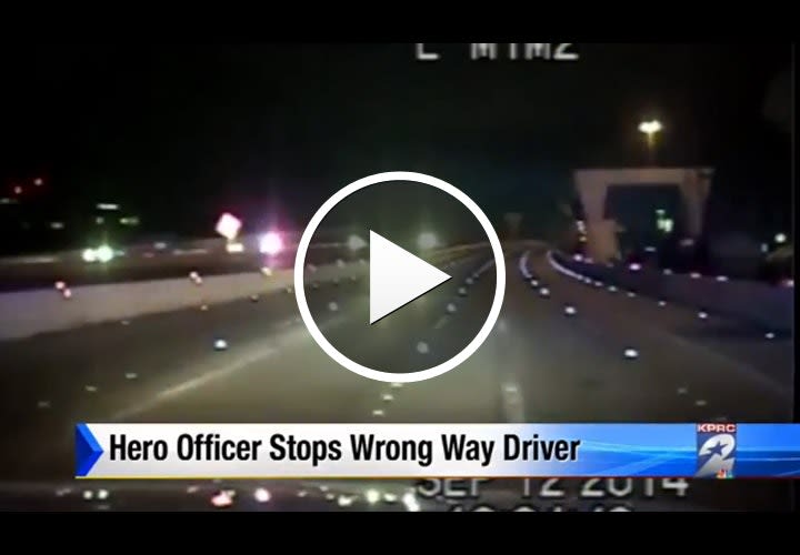 Video: Texas Officer Saves Motorists from High-Speed, Wrong-Way Vehicle