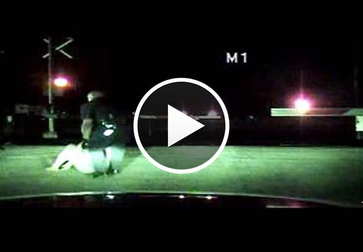 Video: Texas Officer Rescues Woman from Oncoming Train