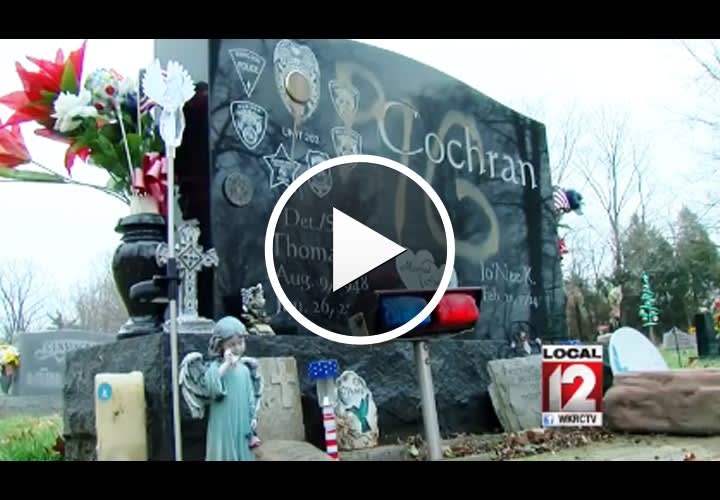 Video: Fallen Indiana Officer's Grave Desecrated