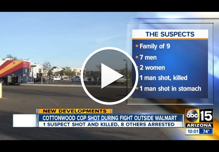Video: Arizona Officer Shot and Wounded, Suspect Killed in Walmart Gun Battle
