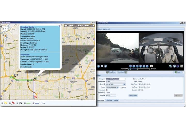 In-Car Video GPS Mapping