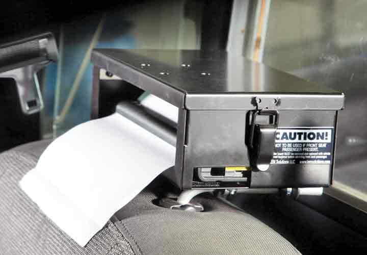 Printer Headrest Mount