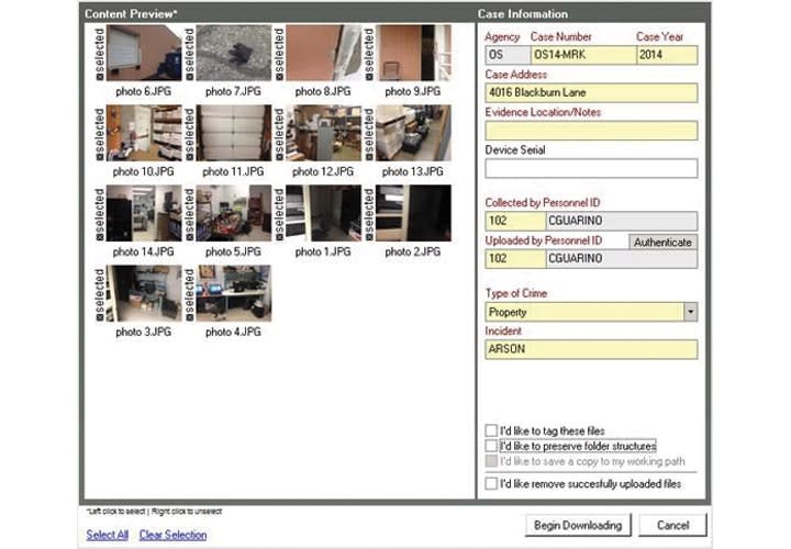 Digital Evidence Asset Manager