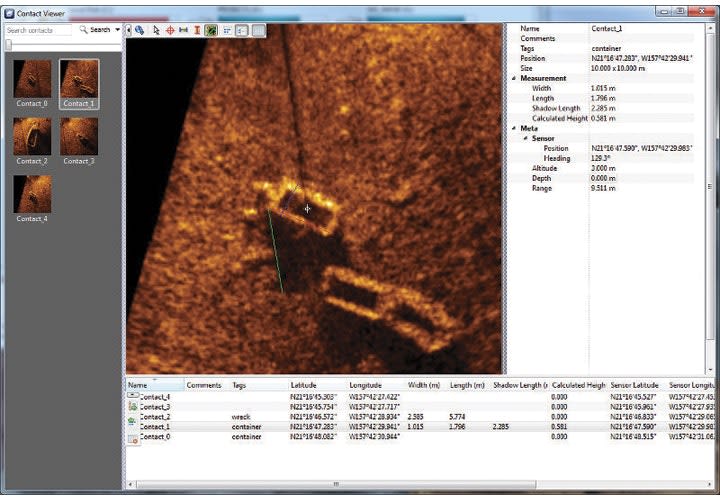 Underwater Search System