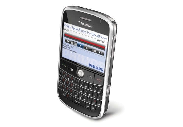 Dictation Software for BlackBerry