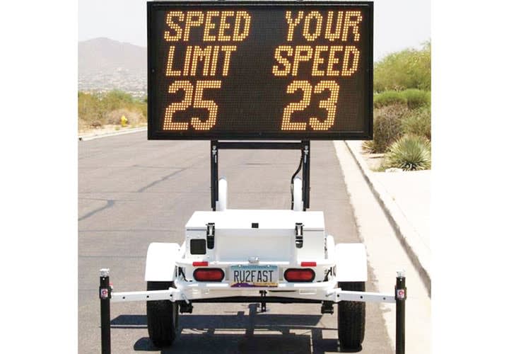 Fast-3350 VMS Speed Display Trailer
