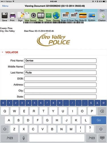 iCitation Reporting App