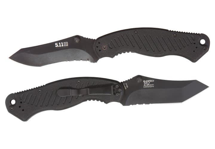 Police Product Test: 5.11 Tactical's ARK Recurve and Tanto Knives