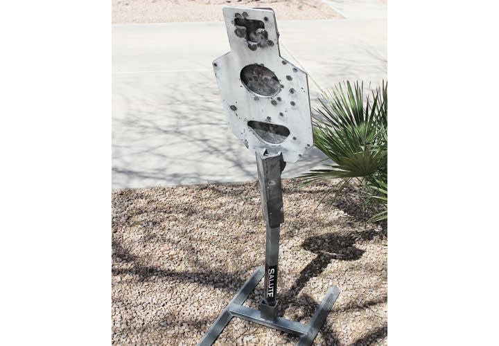 Police Product Test: Salute Products Spartan Steel Target