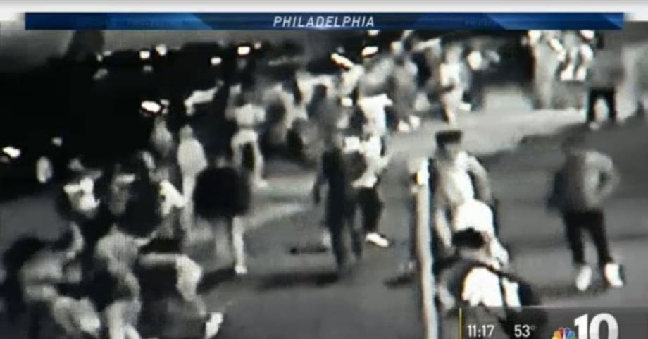 Video: Philly Flash Mob Attacks Campus Officers, Students, Police Horse