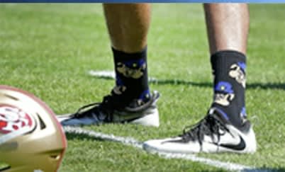 Video: NAPO Slams 49ers Quarterback, NFL Over Socks Showing Police as Pigs Worn During Practice
