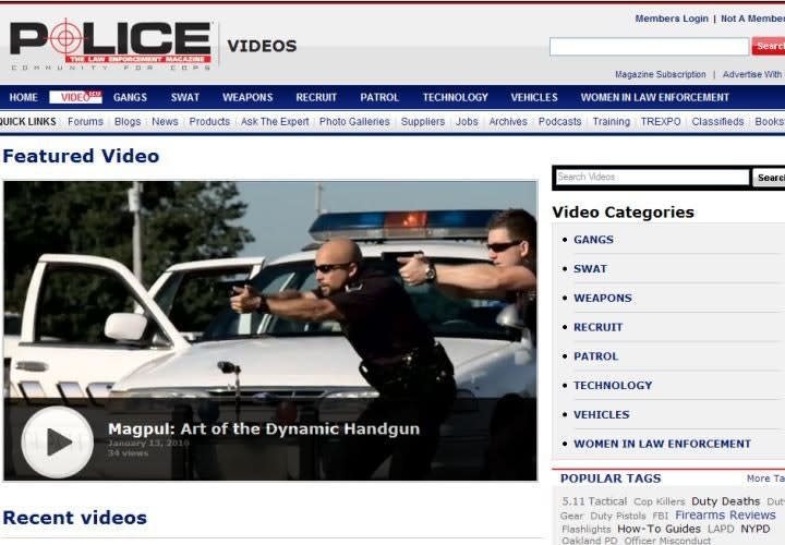 PoliceMag.com Adds Video Gallery