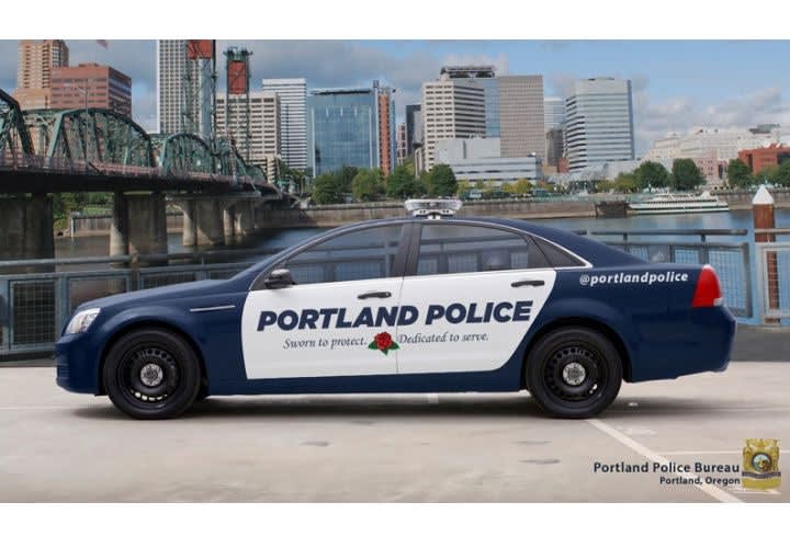 Portland Police Unveil Redesigned Patrol Cars