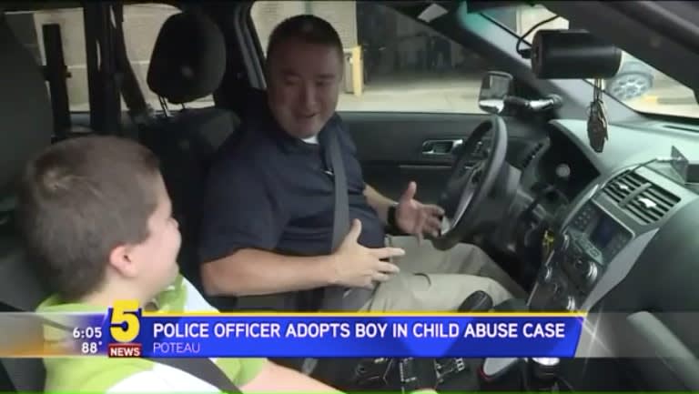 Video: OK Officer Adopted Boy After Responding to Severe Abuse by Birth Parents