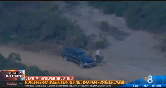 Video: CA Carjacking Suspect Who Stole Patrol Car Killed at End of Vehicle Pursuit
