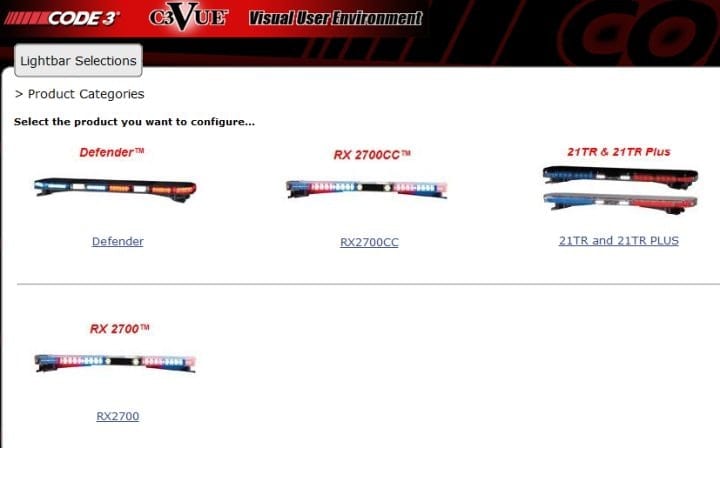 Code 3 Introduces Website To Configure Lightbars