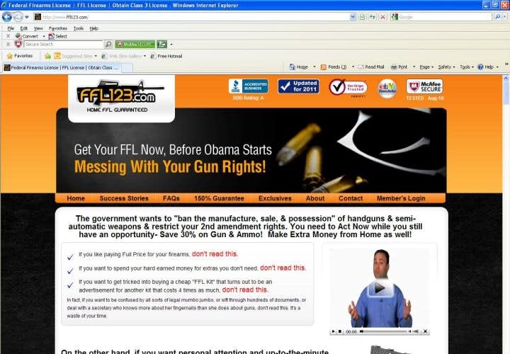 FFL123.com Offers Online Licensing Course