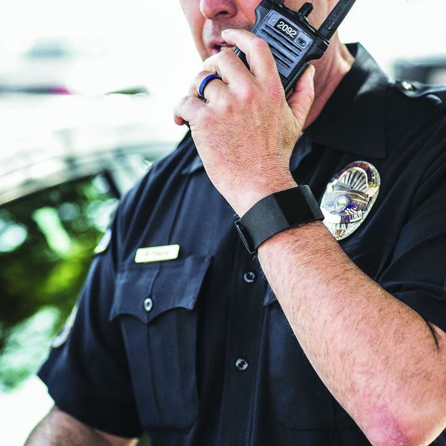 Thin Blue Line Rings