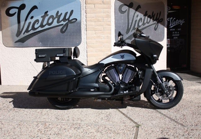 Victory's Stealth Police Motorcycle