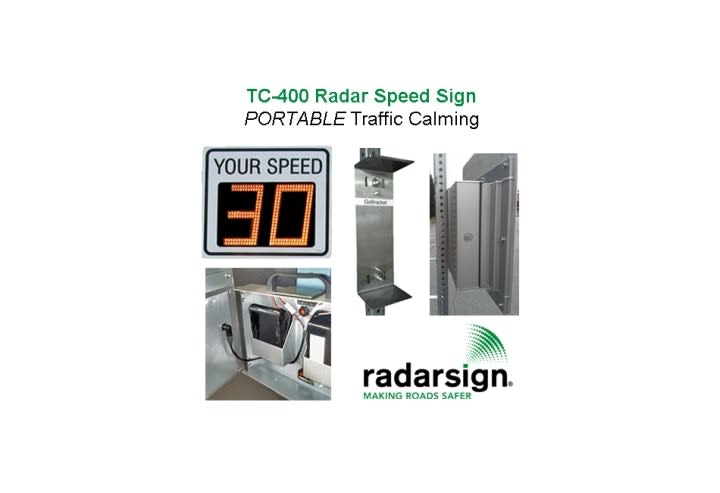 TC-400 Portable Radar Speed Sign
