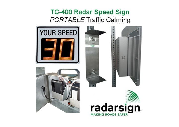 TC-400 Portable Radar Speed Sign