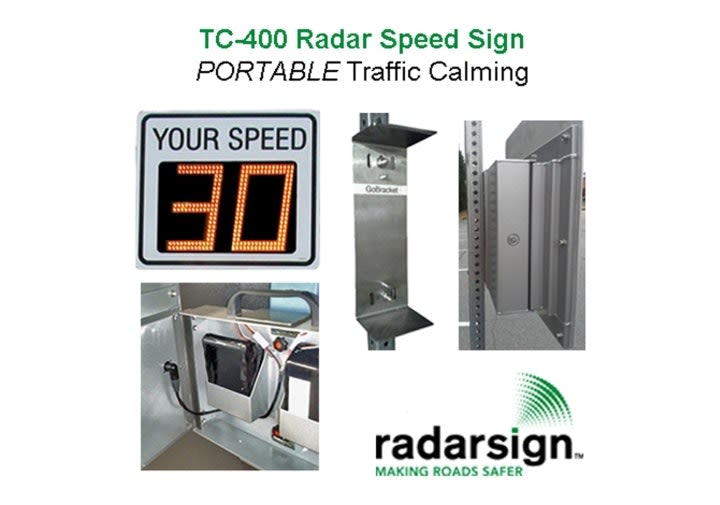 TC-400 Portable Radar Speed Sign
