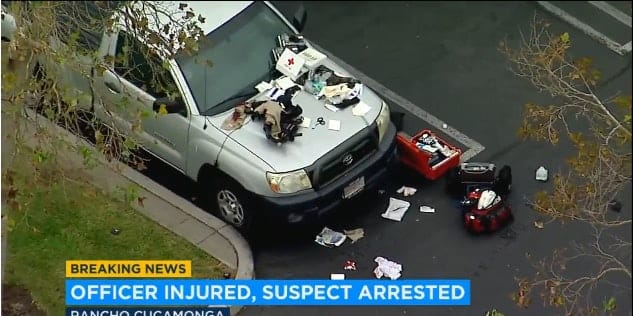 Video: CA Sheriff's Sergeant Stabbed in Parking Lot, Suspect Arrested