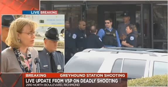 Video: Virginia Trooper Suffers Life-Threatening Wounds in Bus Station Shooting, Gunman Dead