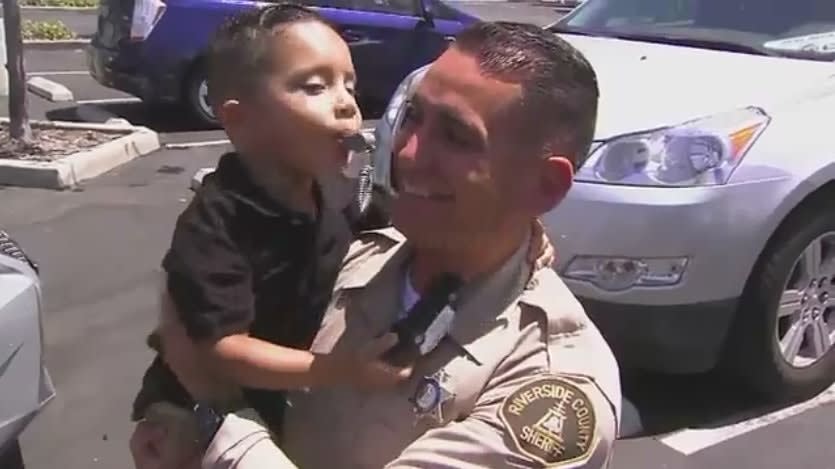 Video: Off-Duty CA Deputy Saves Choking 3-Year-Old Boy