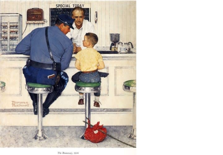Mass. Trooper In Norman Rockwell Painting Dies