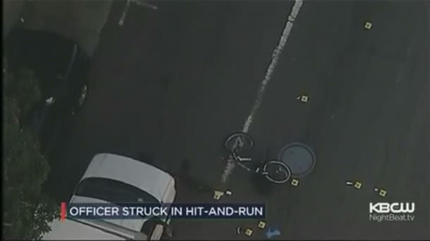 Video: CA Bicycle Officer Hit by SUV, Critically Injured