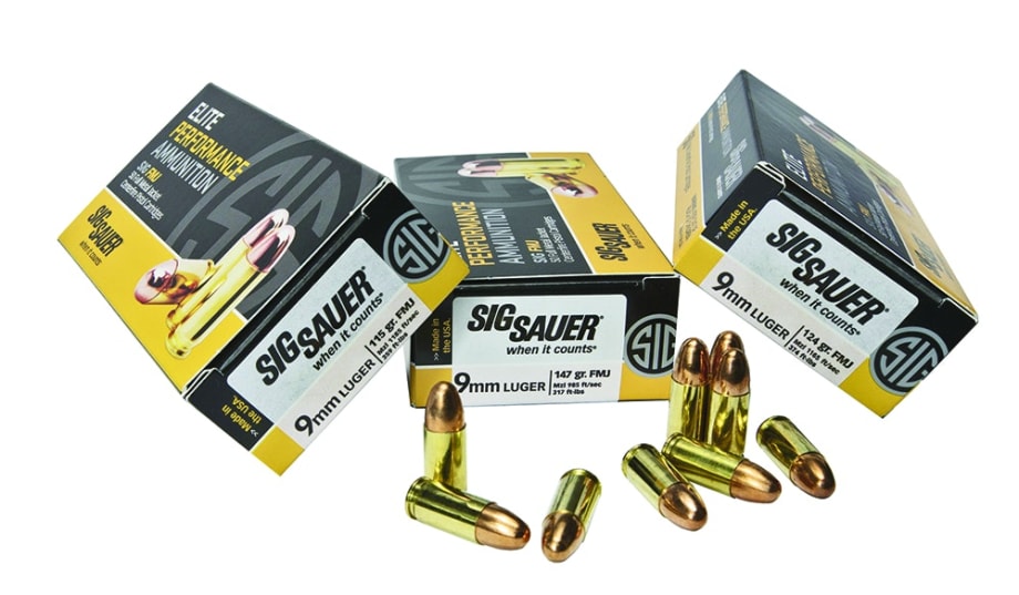9mm FMJ Elite Performance Ammunition