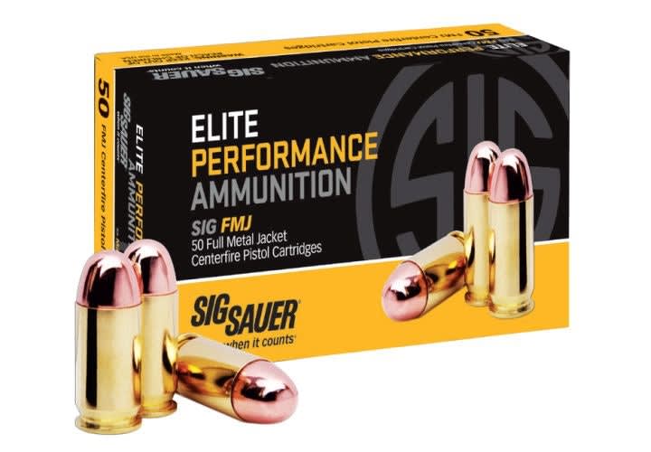 SIG Sauer Introduces SIG FMJ Centerfire Pistol Cartridges