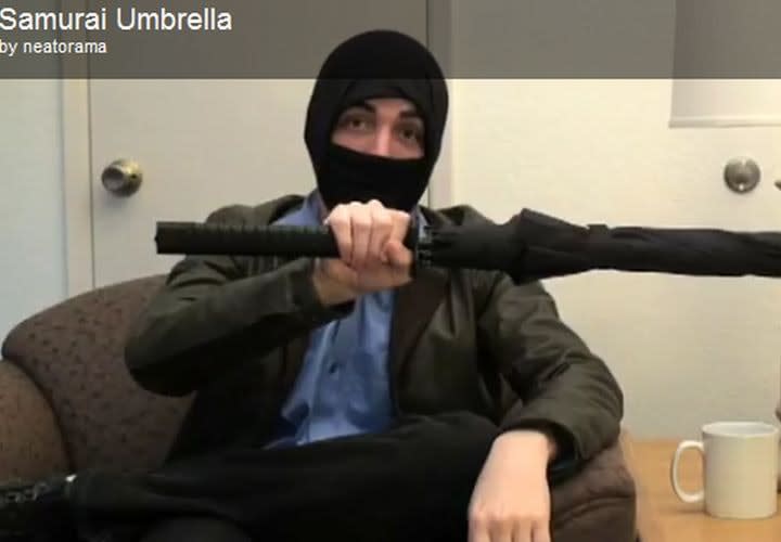 Sword-style Umbrella Triggers SWAT Callout at Mass. Mall