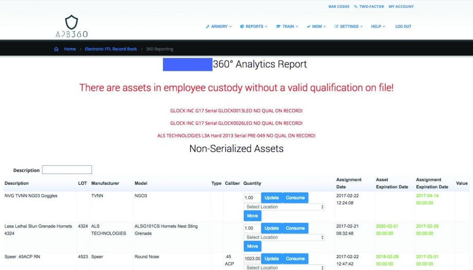 APB360: The Training Tracker