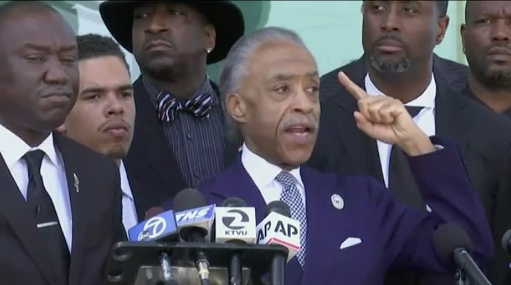 Sharpton Slams Police in Speech at Stephon Clark Funeral