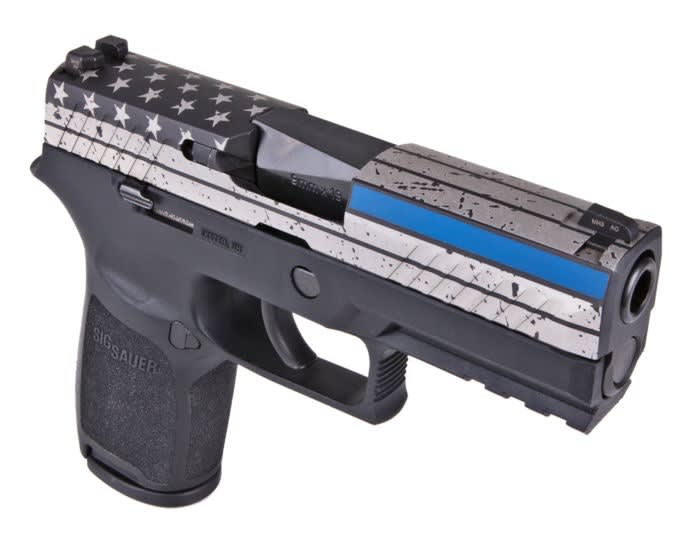 SIG Sauer Introduces Thin Blue Line P320 Pistol to NAPED