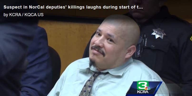 Admitted CA Cop Killer Laughs, Says in Court He Wishes He Could Kill More