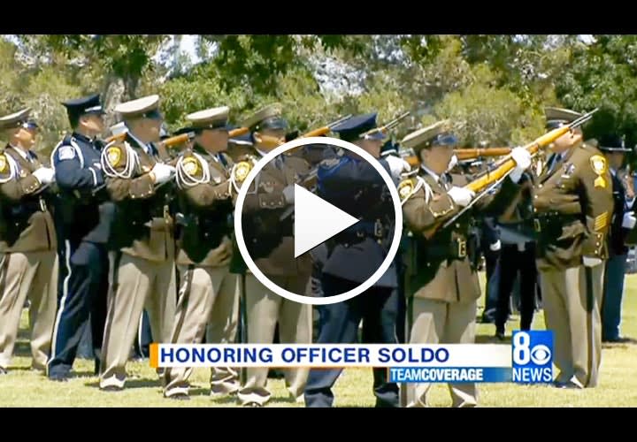 Video: Thousands Attend Funeral for Fallen Vegas Officer