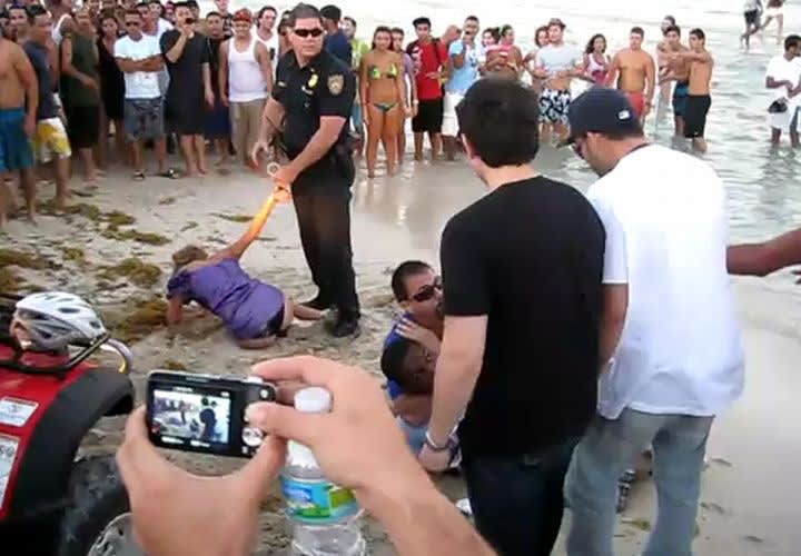 Video: Miami Beach Police Respond To Beach Confrontation
